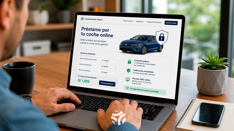 Prestamo por tu coche online, cómo detectar fraudes y financiar con más seguridad
